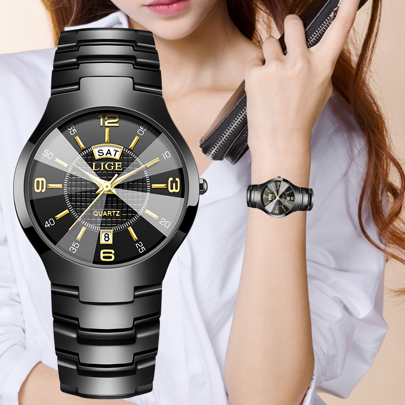 Women Fashion Simple - LIGE модные элегантные женские наручные часы