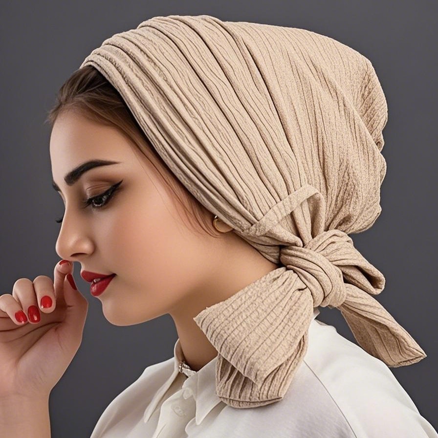 Women'S Fashion Hats - Роскошная весенняя шапка-тюрбан с узлом для