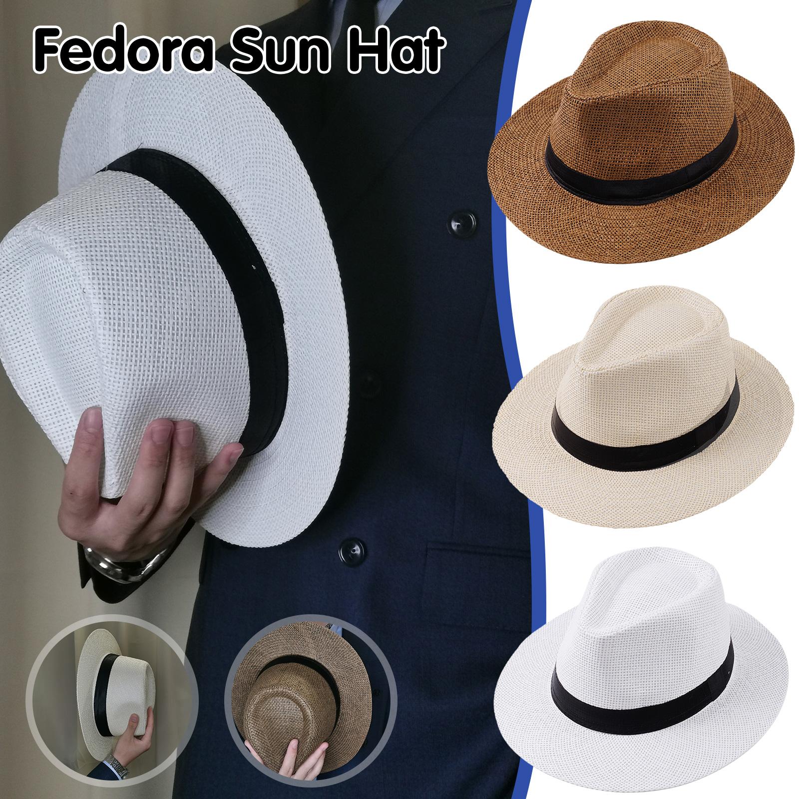 Straw Hat Summer - Мужская летняя панама из натуральной соломки,