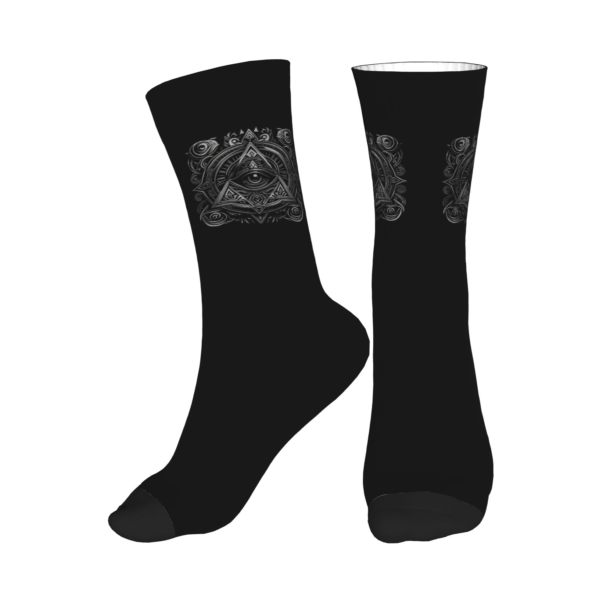 Women'S Fashion Socks - Модные носки с изображением Всевидящего глаза