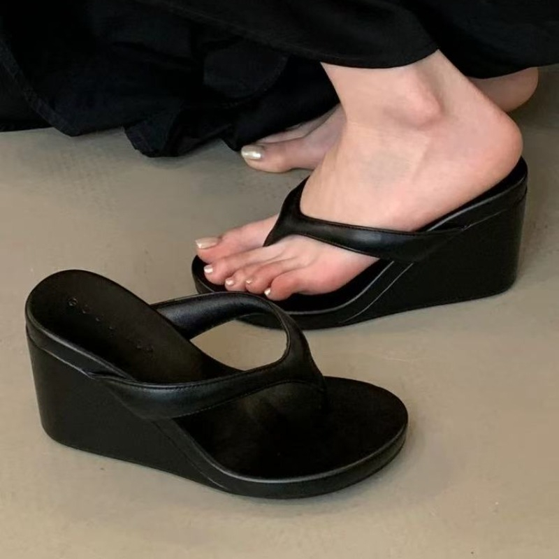 Women'S Fashion Designer Clothes - Модные женские тапочки на танкетке с