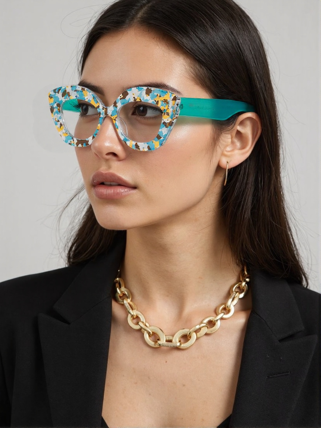 Women'S Fashion Glasses Non Prescription - Элегантные женские очки с крупной оправой