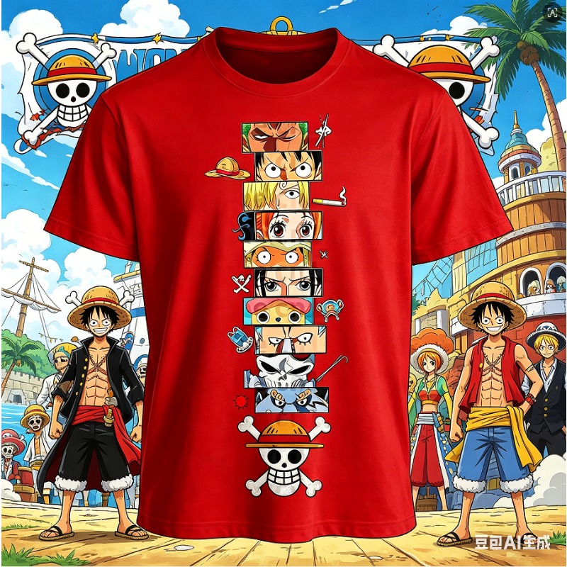 Straw Hat Summer - Летняя футболка 2026 года с винтажным