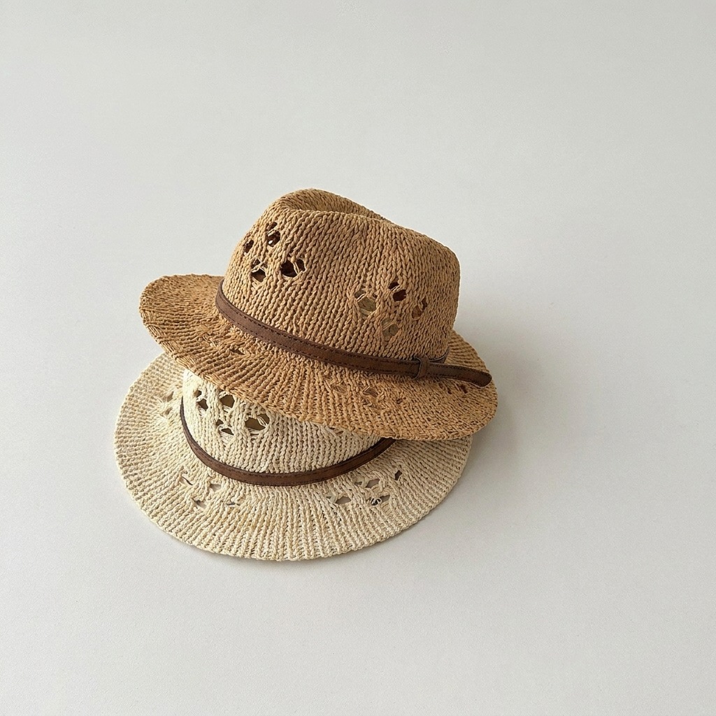 Straw Hat Summer - Летняя детская соломенная шляпа MILANCEL, 48-51