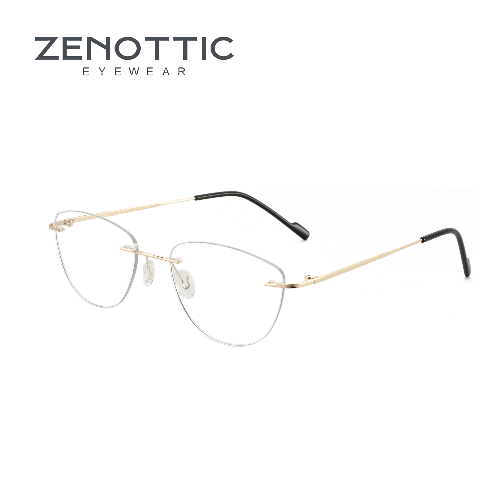 Women'S Fashion Glasses Non Prescription - Модные очки ZENOTTIC кошачий глаз без