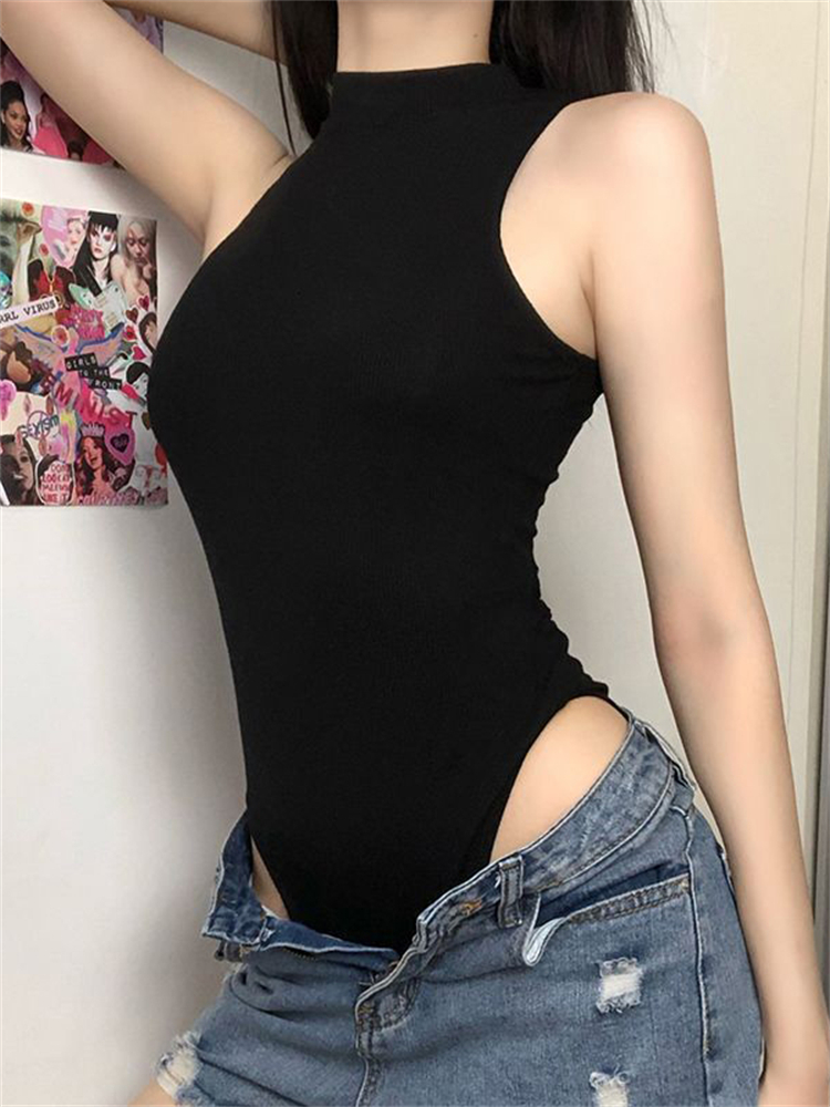 Harajuku однотонный комбинезон – обзор и цена Turtleneck Bodysuit
