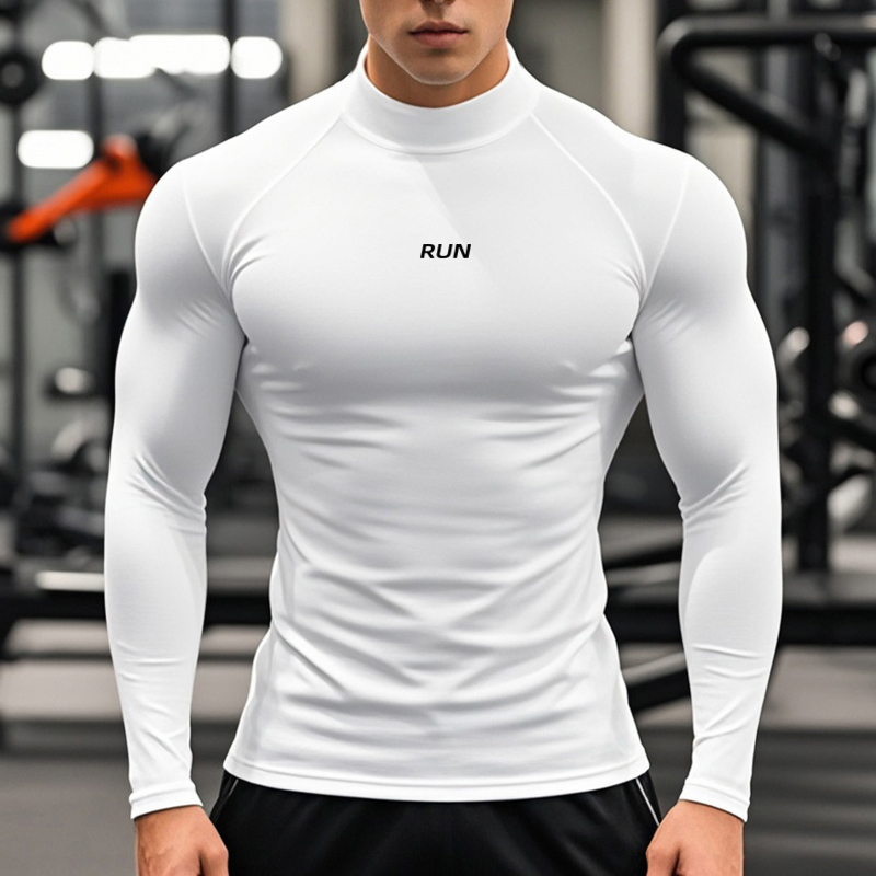 Мужская водолазка для бега, бы – обзор и цена Turtleneck Bodysuit