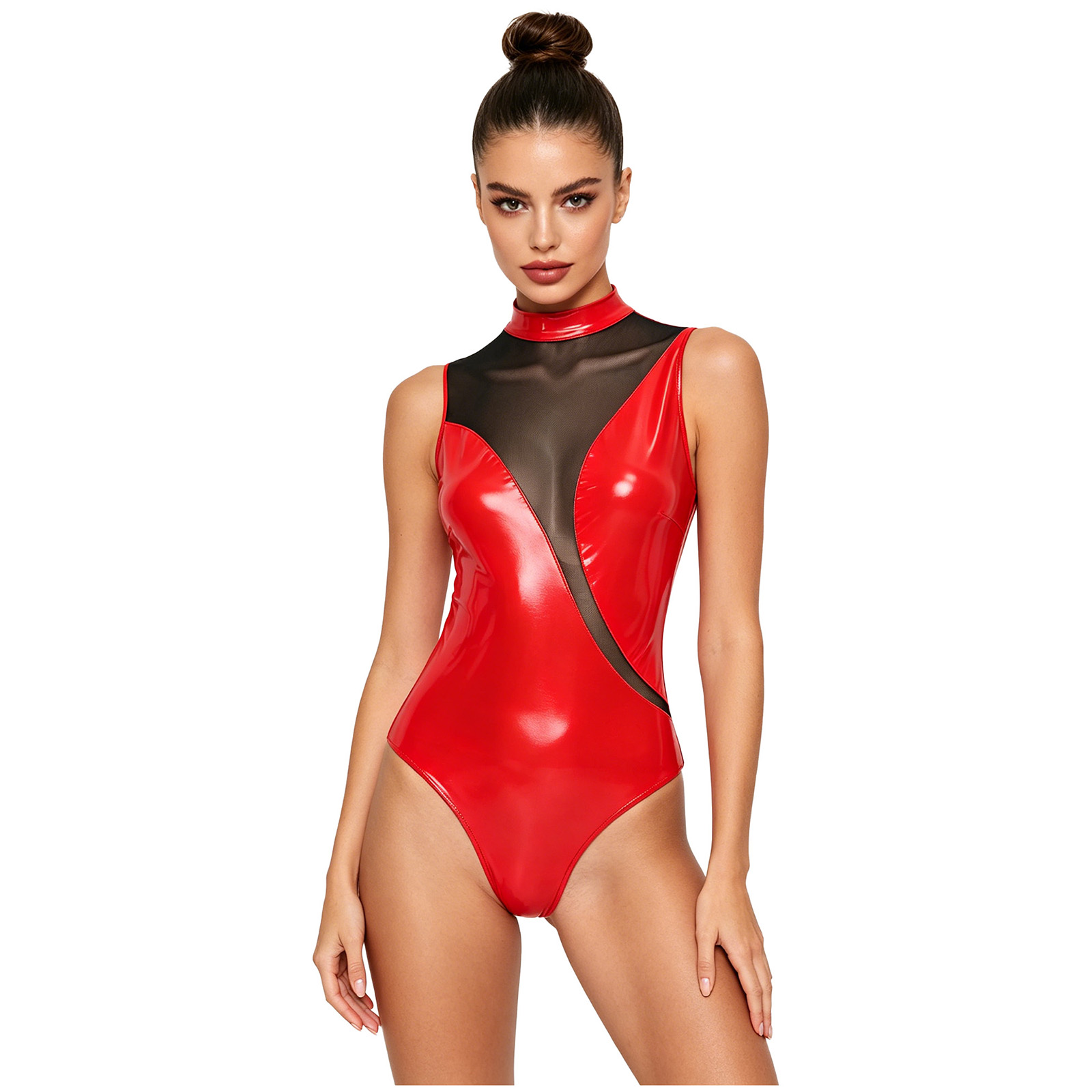 Женский комбинезон-боди из лак – обзор и цена Turtleneck Bodysuit