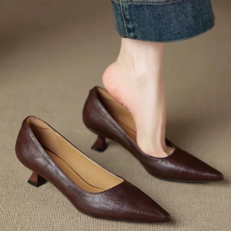 Простые туфли на шпильке, осен – обзор и цена Women Fashion Simple