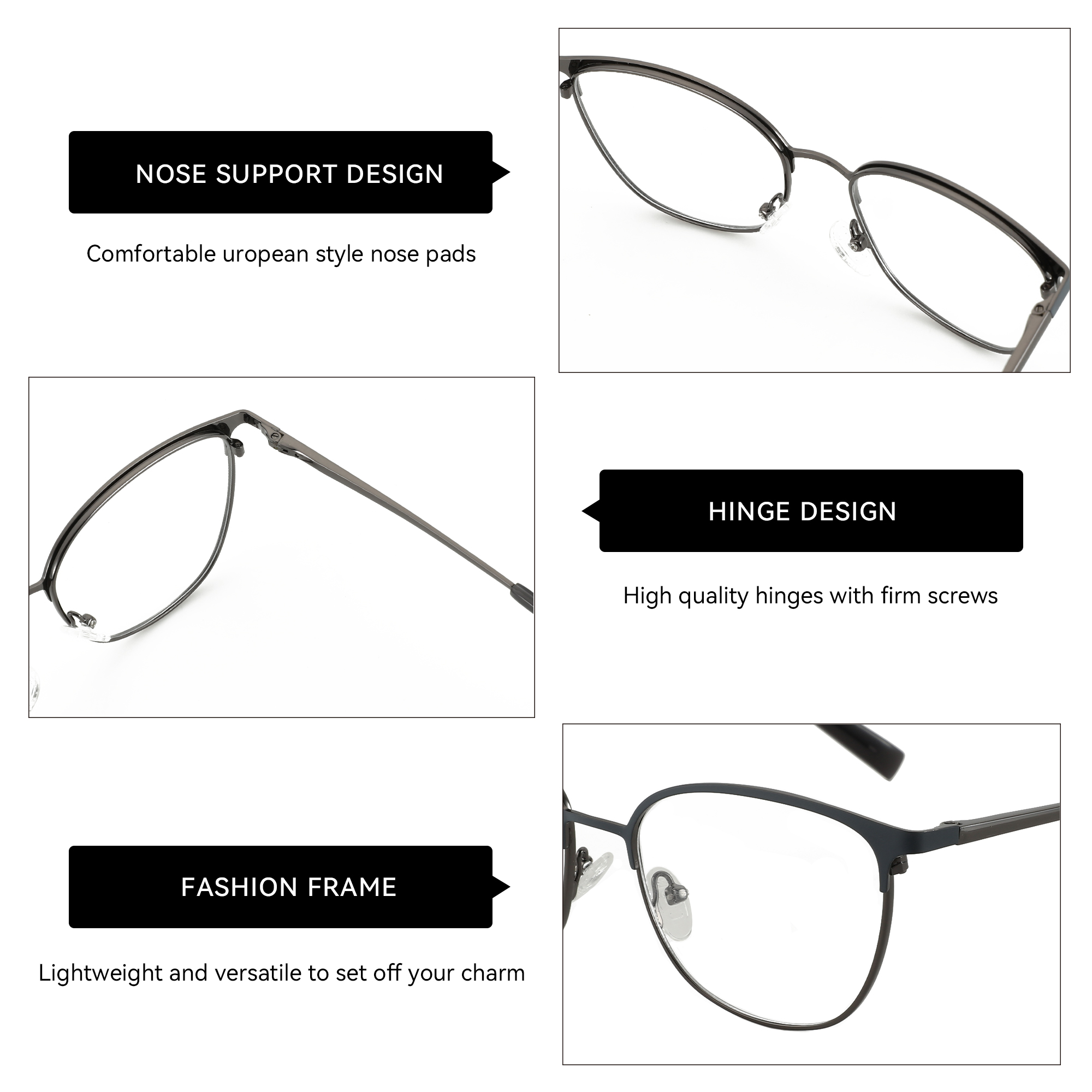 Оправа для очков ZENOTTIC Fash – обзор и цена Women'S Fashion Glasses Non Prescription