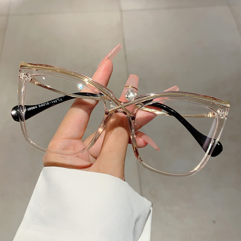 KAMMPT большие очки «кошачий г – обзор и цена Women'S Fashion Glasses Non Prescription