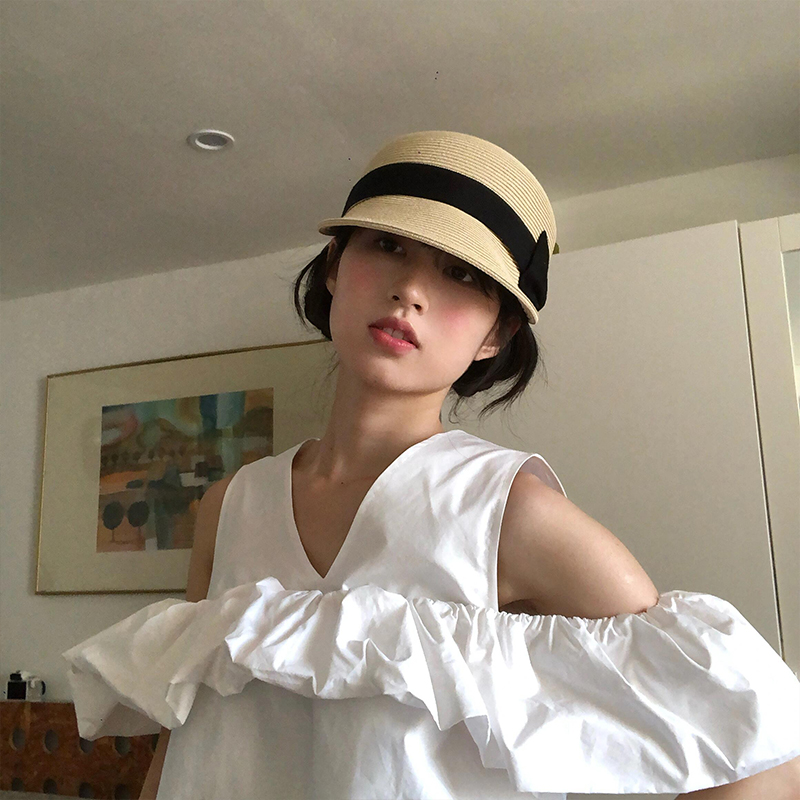 Соломенная шляпа с бантом и ку – обзор и цена Straw Hat Summer