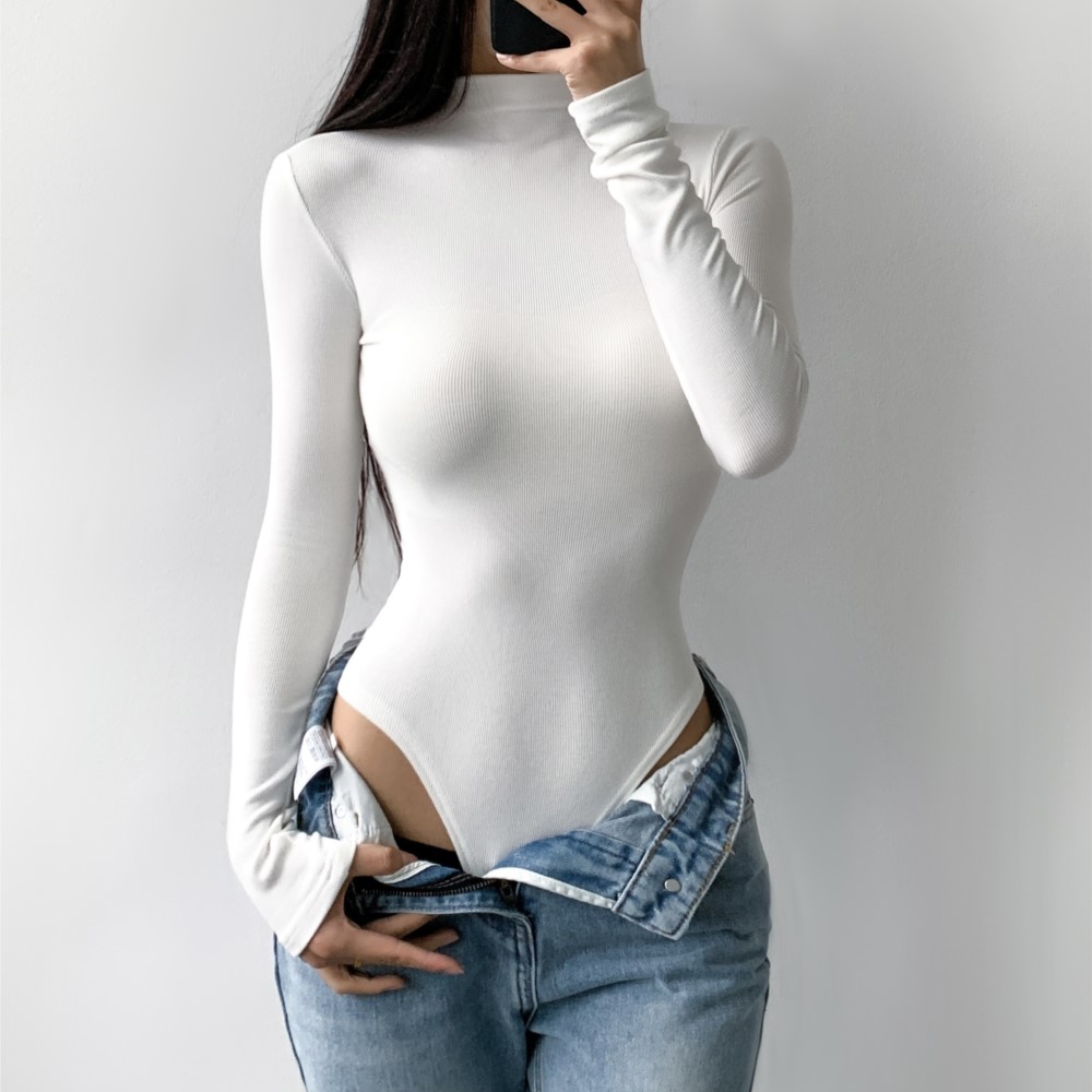 4-цветный осенне-зимний комбин – обзор и цена Turtleneck Bodysuit