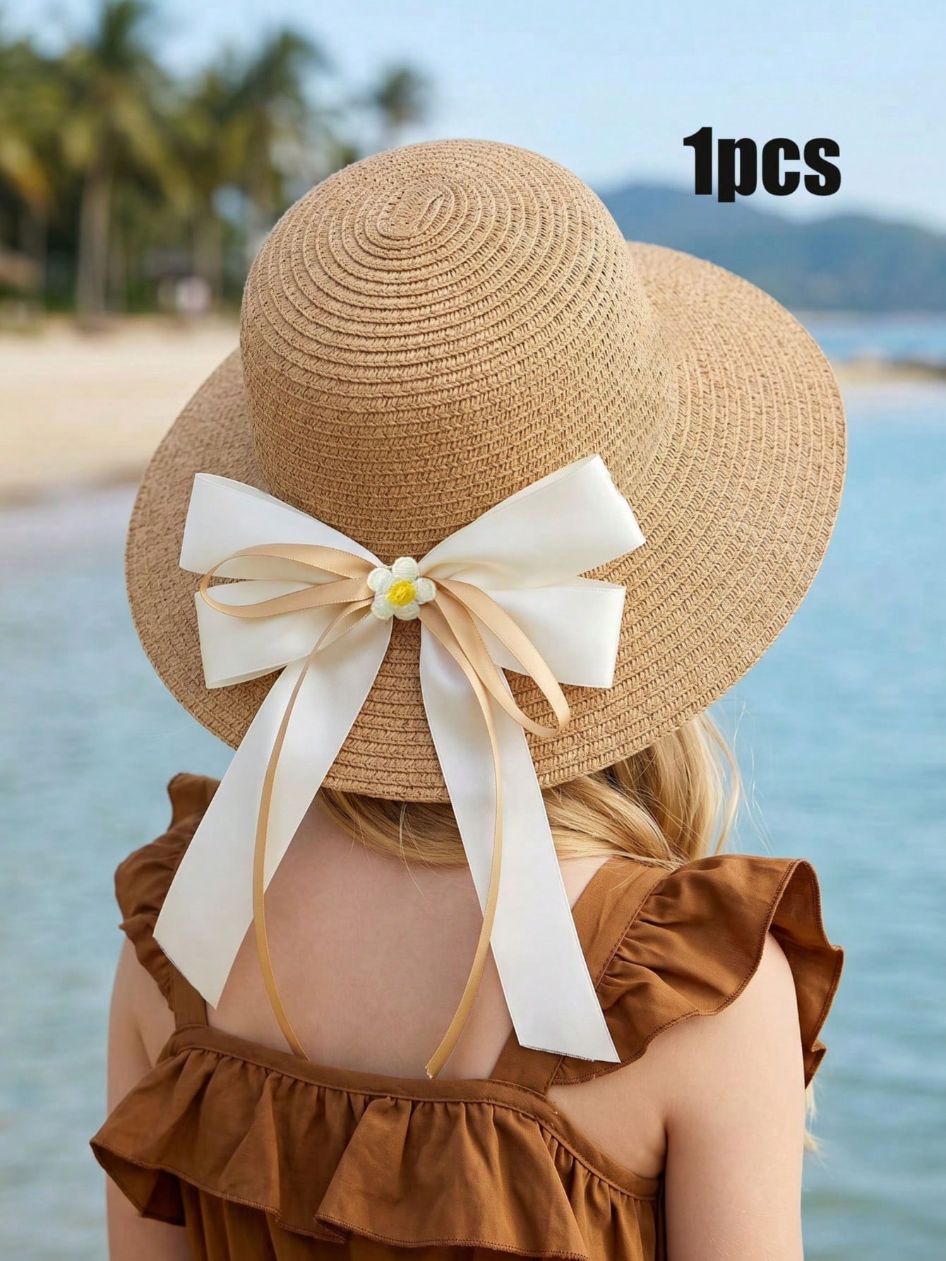 1 шт. Детская соломенная шляпа – обзор и цена Straw Hat Summer