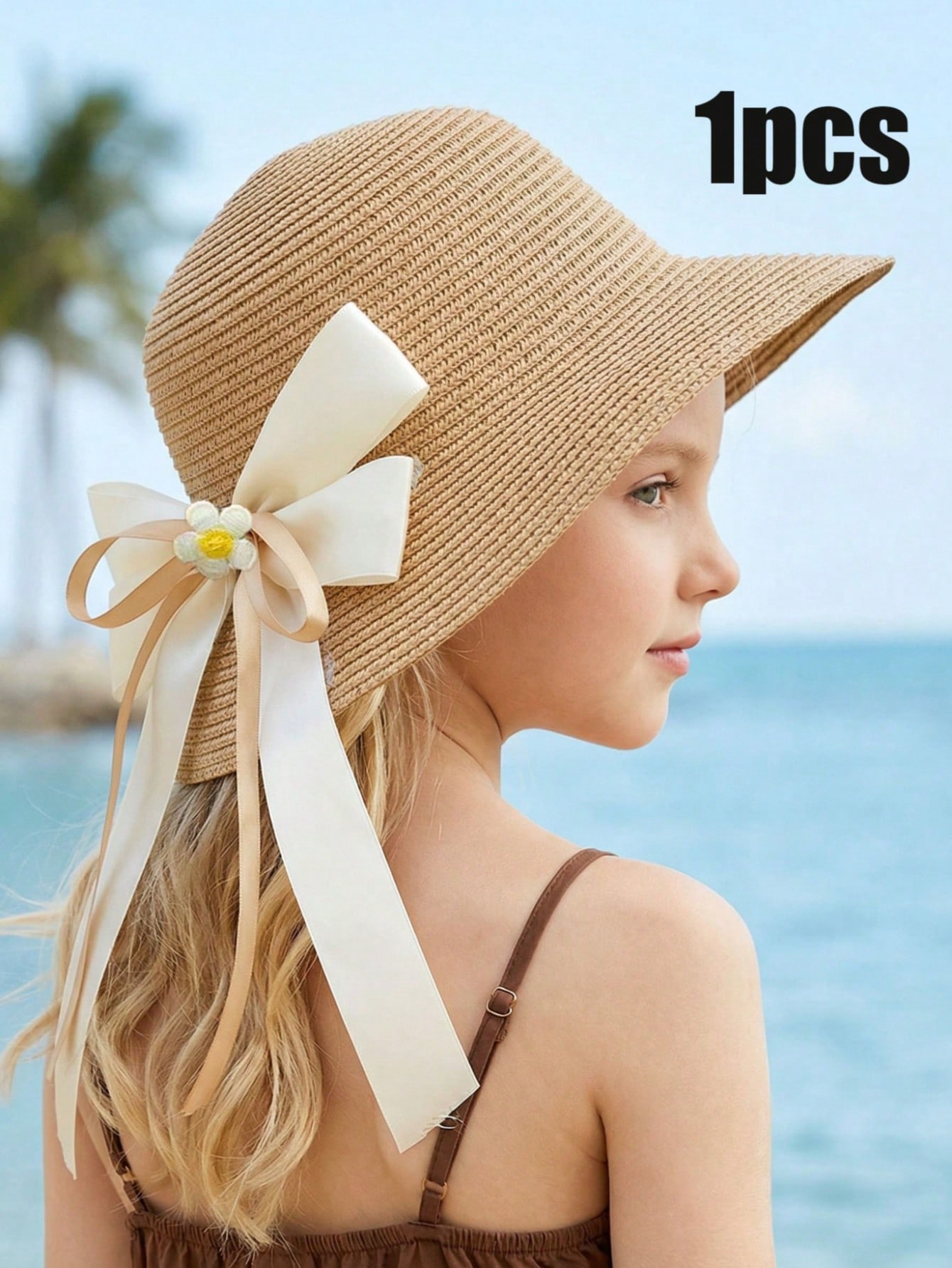 1 шт. Детская соломенная шляпа – обзор и цена Straw Hat Summer
